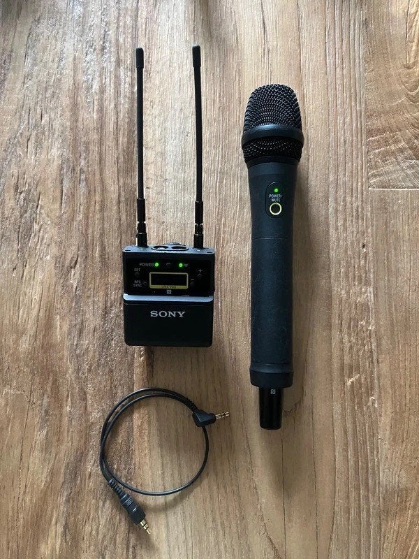 Sony UWP-D22 draadloze handmicrofoonset, Muziek en Instrumenten, Ophalen, Gebruikt, Overige typen, Draadloos