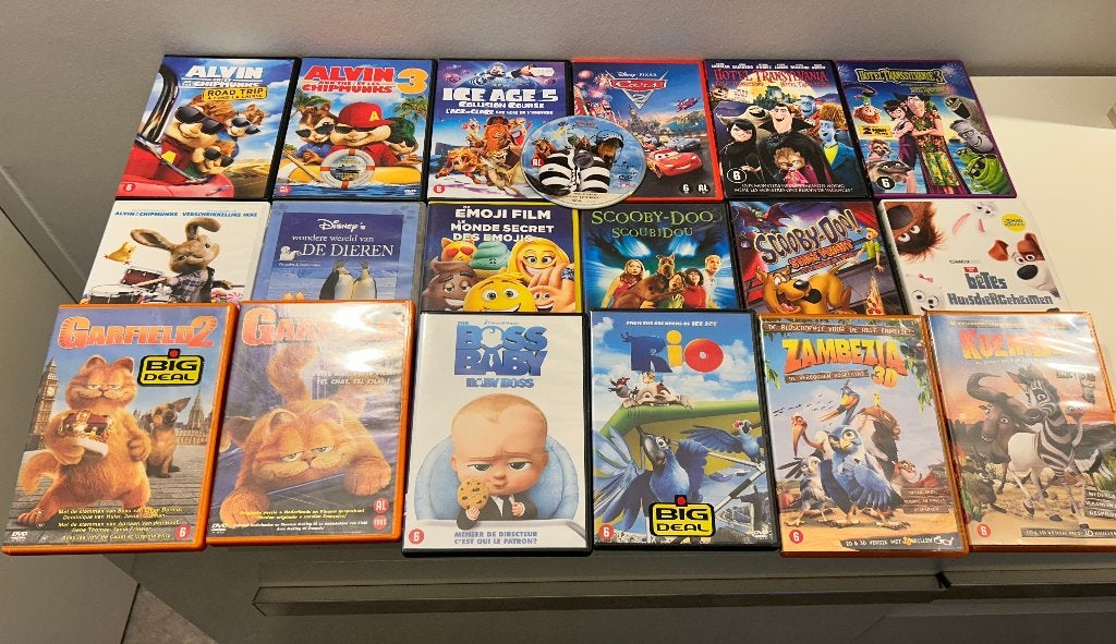22 kinder DVD's, Enlèvement ou Envoi, Utilisé, Autres genres, Film