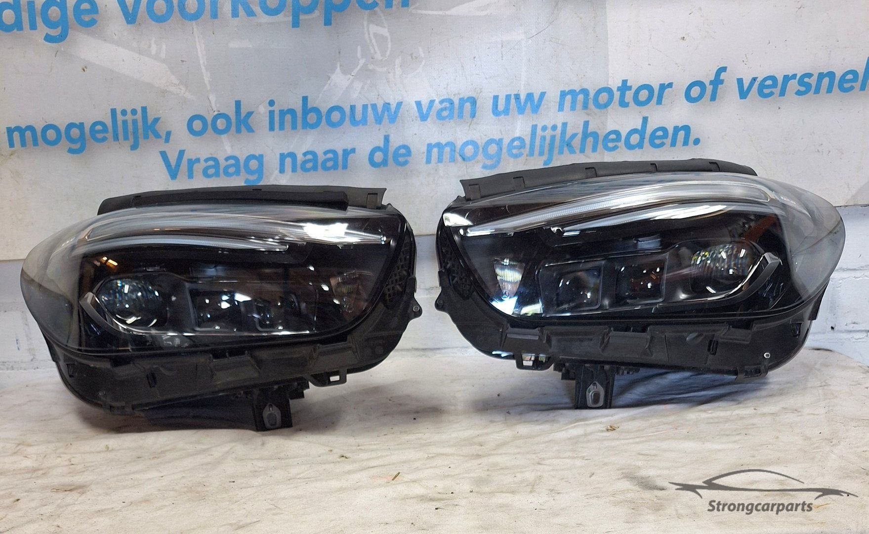 Setje koplamp (en) Mercedes B W247 A2479060905 A2479060605, Gebruikt, -, Ophalen of Verzenden, -
