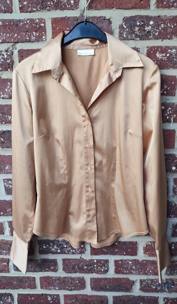 Chemise pour femme teintée dorée, Taille 38/40 (M), Enlèvement ou Envoi, Autres couleurs, Promod