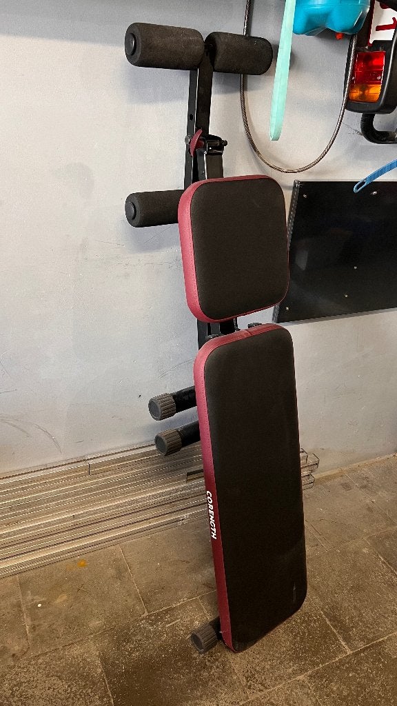 Corenth verstelbaar fitnessbankje, Sport en Fitness, Ophalen, Zo goed als nieuw, Fitnessbank