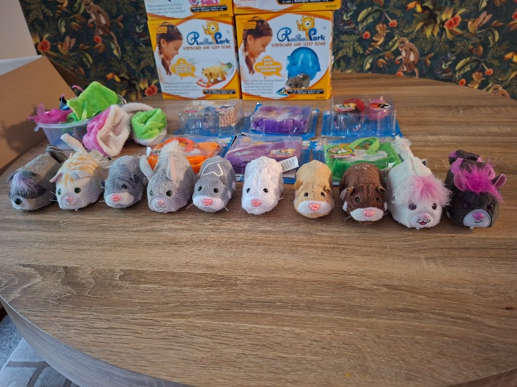 Hamsters, speelfiguren, cavia's, speelset, Enlèvement, Utilisé