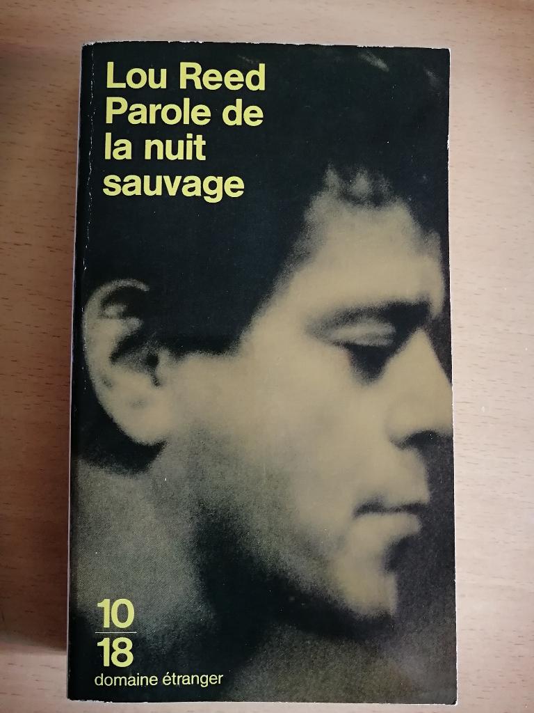 Parole De La Nuit Sauvage de Lou Reed (Velvet Underground), Boeken, Muziek, Ophalen of Verzenden