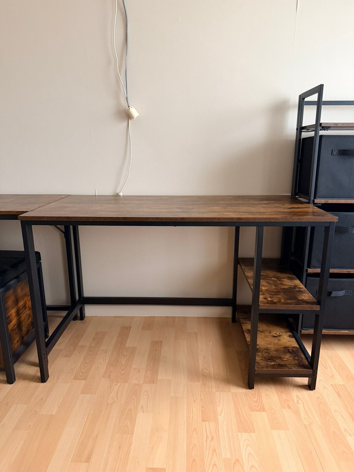 Bureau au look industriel, Maison & Meubles, Industriel, Enlèvement, Comme neuf