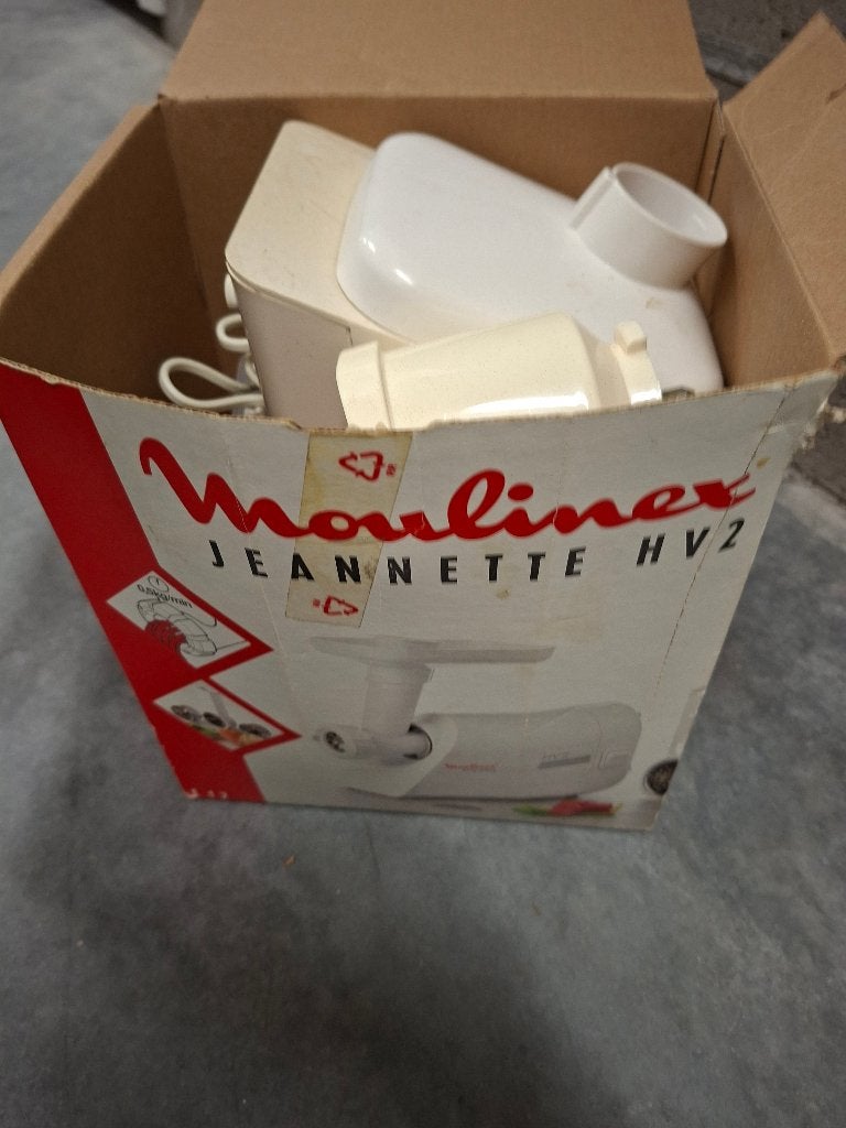 Moulinex Jeannette met toebehoren, Gebruikt, Kunststof, Overige merken, Ophalen