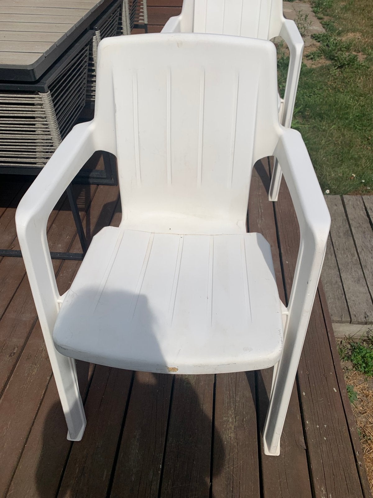 2 chaises de jardin très robustes, Enlèvement, Utilisé
