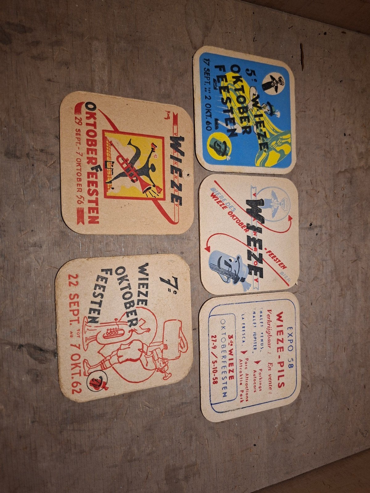 Bierkaartjes Wieze, Enlèvement