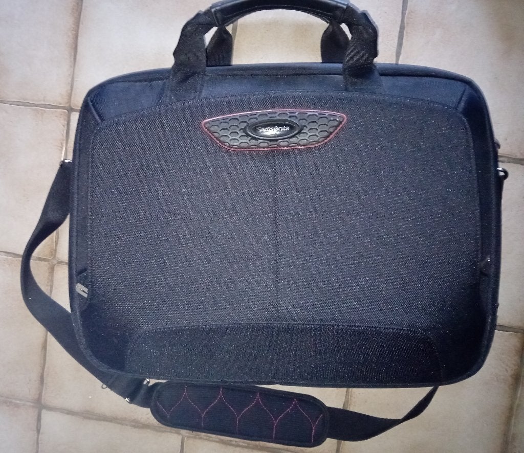 Samsonite tas, laptoptas, tablethoes XL, Ophalen, Nieuw, Zwart, Meerdere vakken