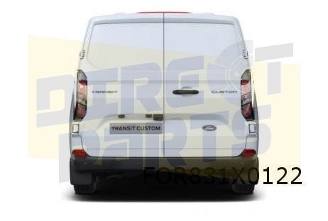 Ford Transit Custom (11/23-) laaddeur Rechts achter (H1 / ge, Verzenden, -, Nieuw, Ford