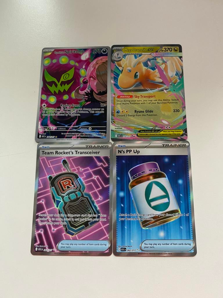 4 ascended heroes kaarten!, Ophalen of Verzenden, Zo goed als nieuw, Meerdere kaarten, Foil
