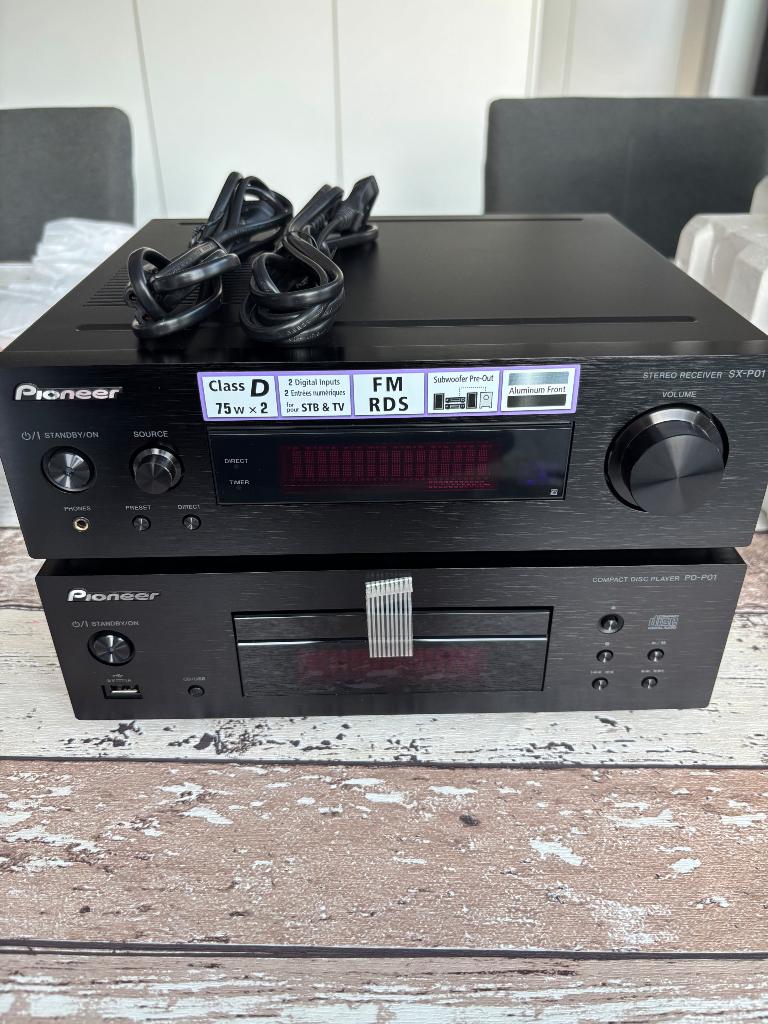 Pioneer Receiver System XC-P01-k + S-HM76 speakers nieuw, Audio, Tv en Foto, Ophalen, Nieuw, Pioneer, 120 watt of meer