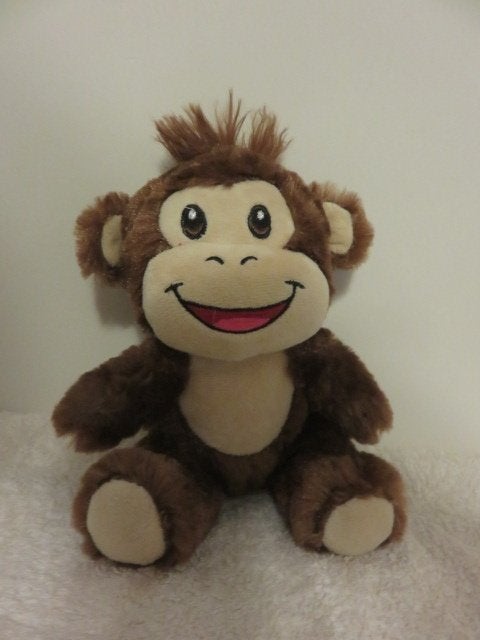 Knuffel : Bruin aapje - Buddies - Build a Bear, Overige karakters, Ophalen of Verzenden, Zo goed als nieuw, Build a Bear