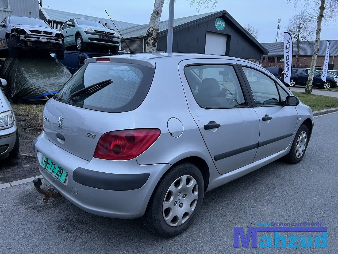 PEUGEOT 307 Zilver grijs EYCC rechts achter deur 2000-2009, Auto-onderdelen, Taurusavenue 1
2132 LS  Hoofddorp, NL, Gebruikt, Contact.group@renault.com