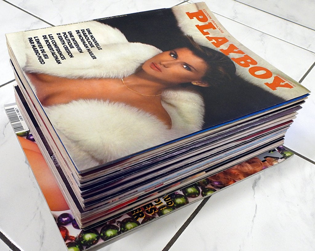 20x Playboy 18x France 1975-1977 2x DE 1990-1991 top compl., Enlèvement ou Envoi, Utilisé, Autres types