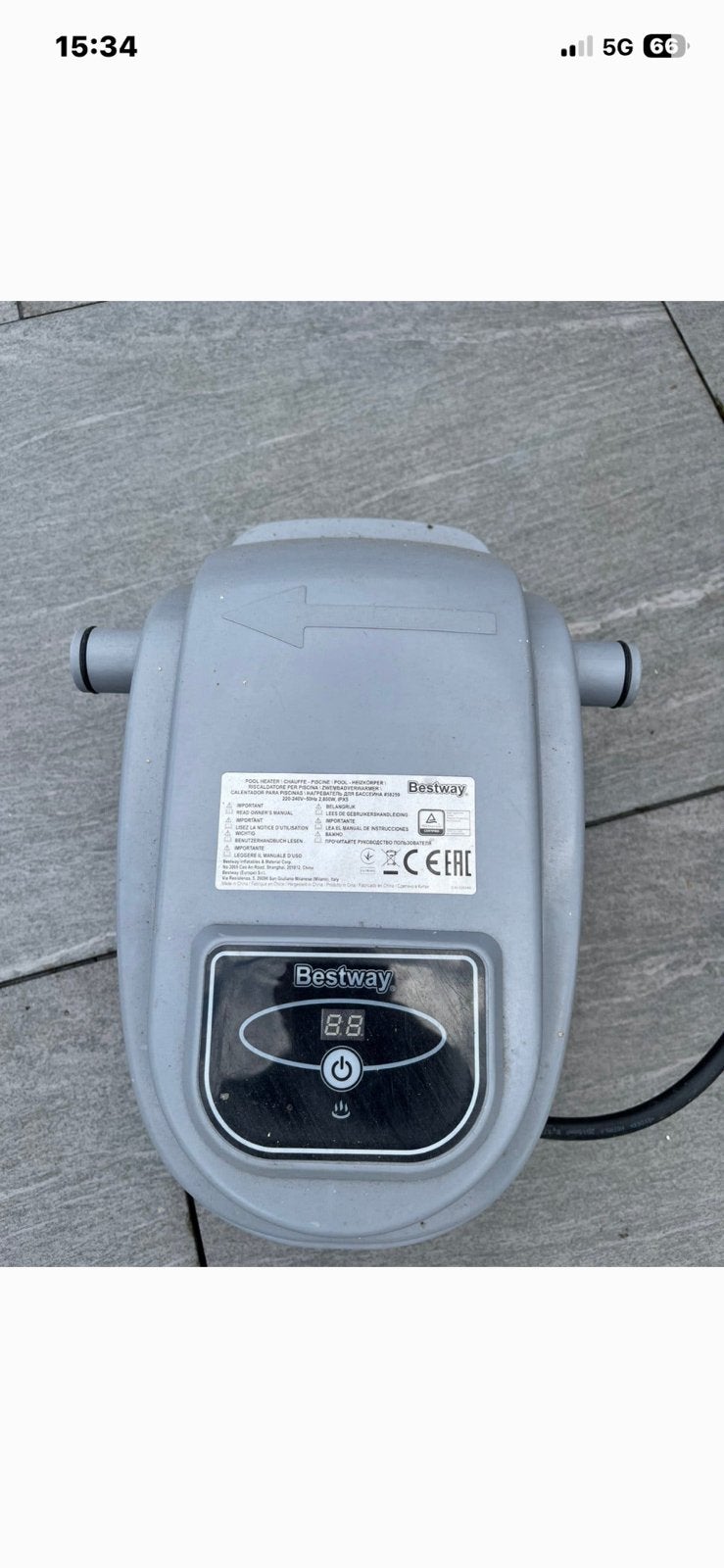 Zwembadverwarming, Tuin en Terras, Zwembad-toebehoren, Ophalen, Zo goed als nieuw