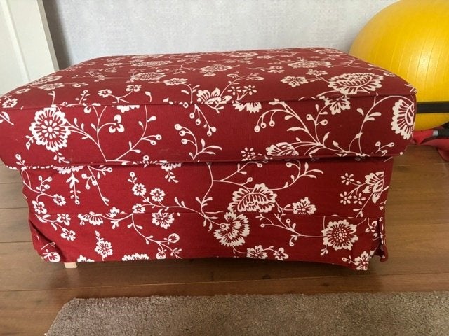 pouf ikea, Enlèvement, Utilisé, 50 à 75 cm, Rectangulaire