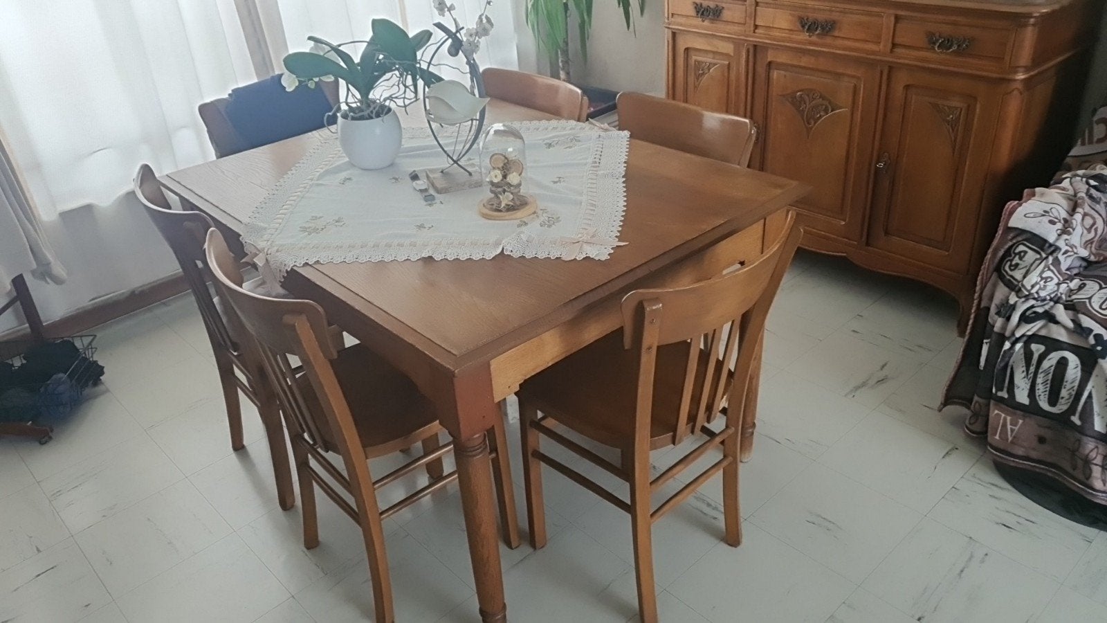 Vend s.a.m. complette tres anciene et nykel, Maison & Meubles, Salles à manger complètes, Enlèvement