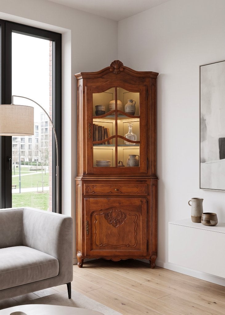 Meuble en coin de style Louis XV à vendre, Enlèvement