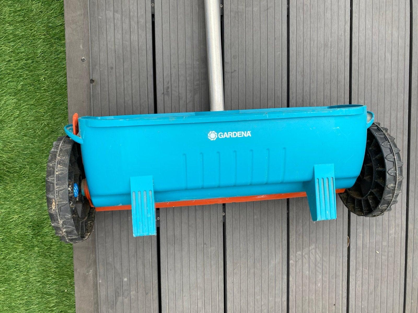 Gardena strooiwagen, Ophalen, Zo goed als nieuw