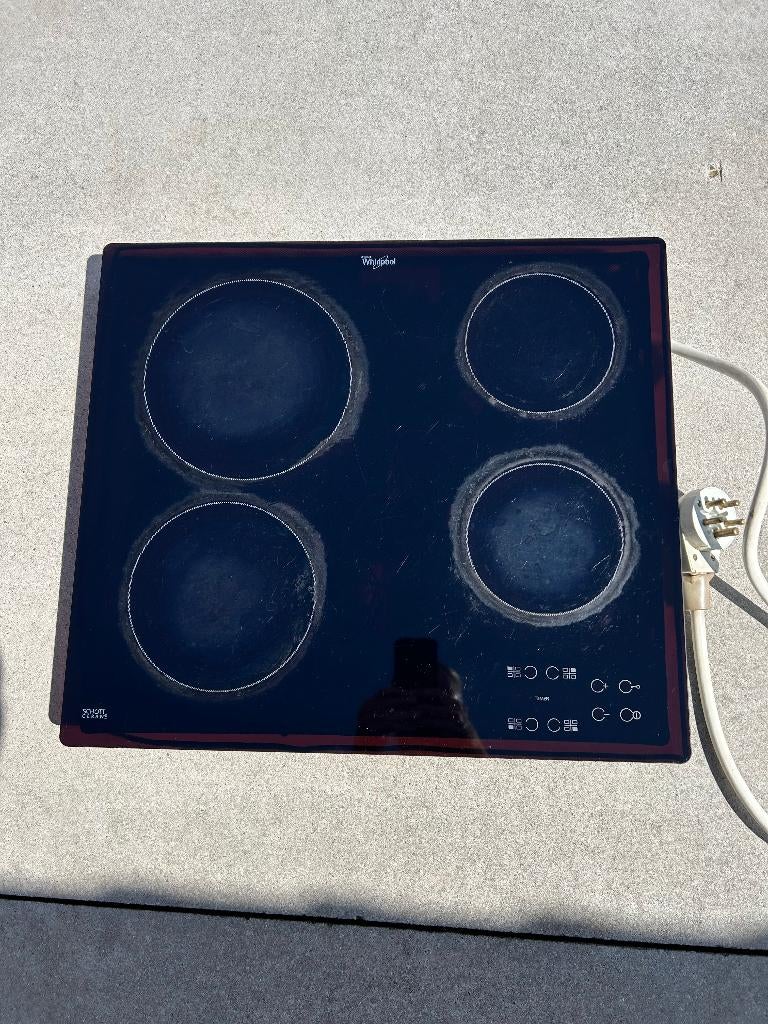 Whirlpool kookplaat, Electroménager, Tables de cuisson, 4 zones de cuisson, Encastré, Enlèvement, Utilisé