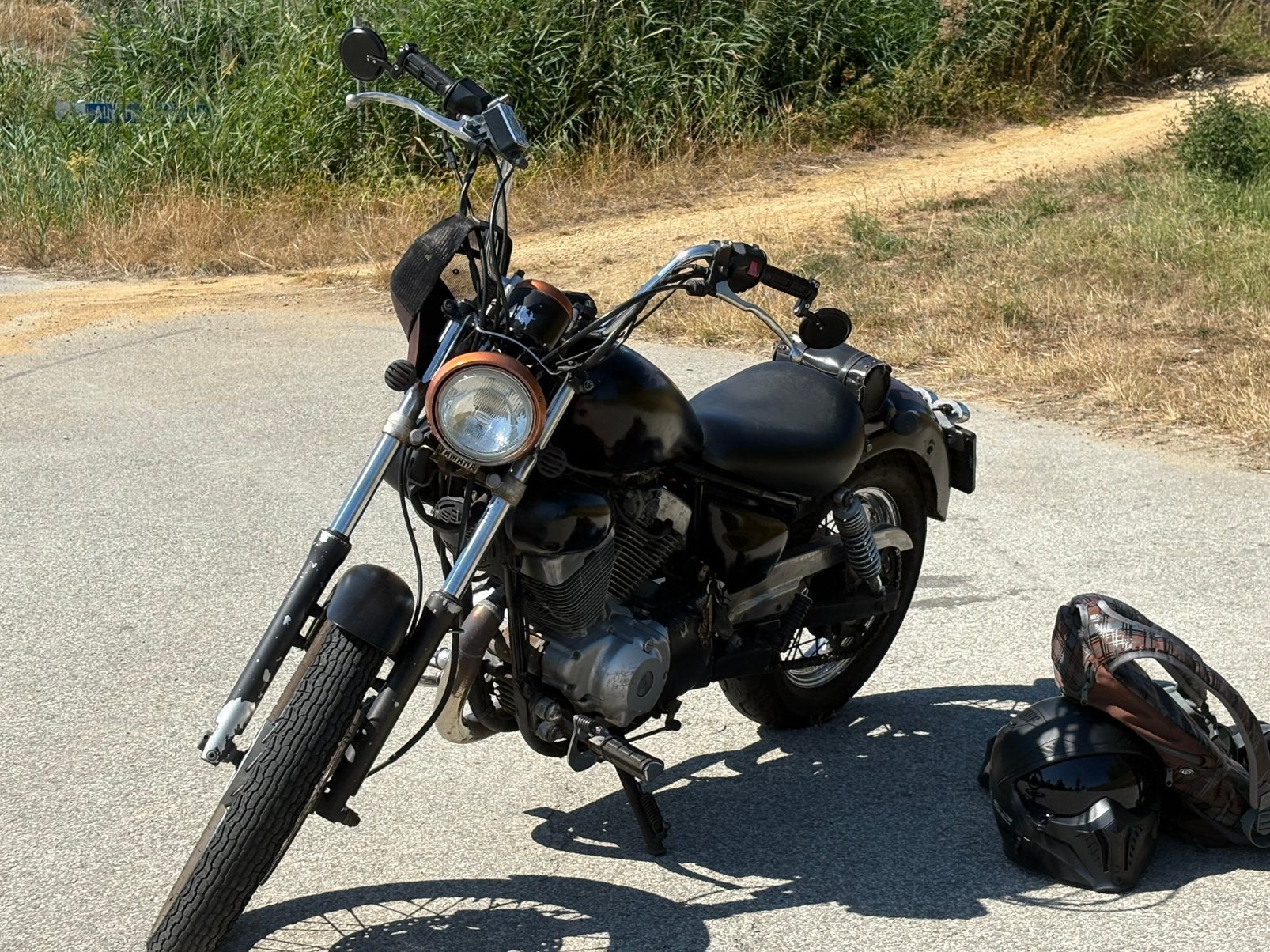 Yamaha virago 125cc van 1998, Ophalen