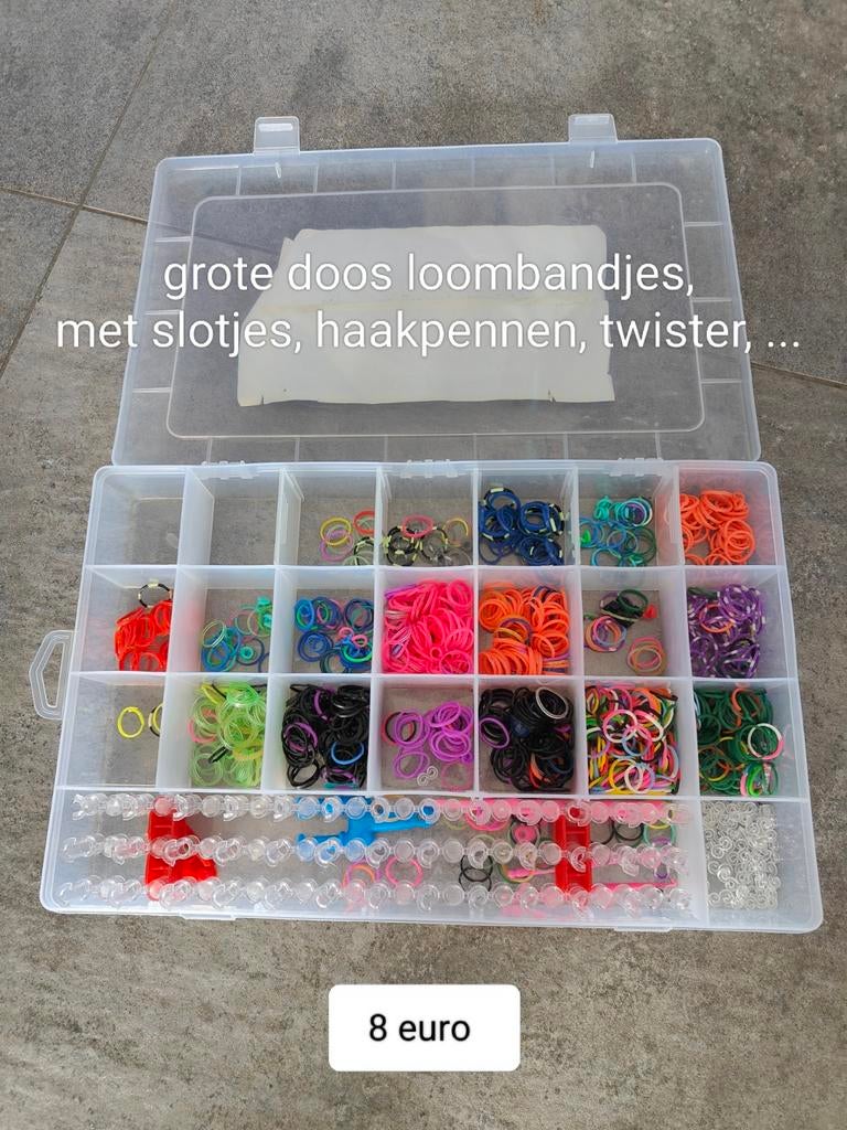 grote doos loombandjes, Ophalen, Zo goed als nieuw, Overige typen