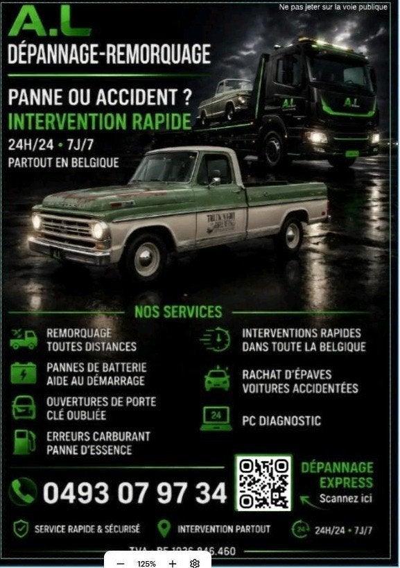 A.l.depannage remorquage 24h/24 7/7