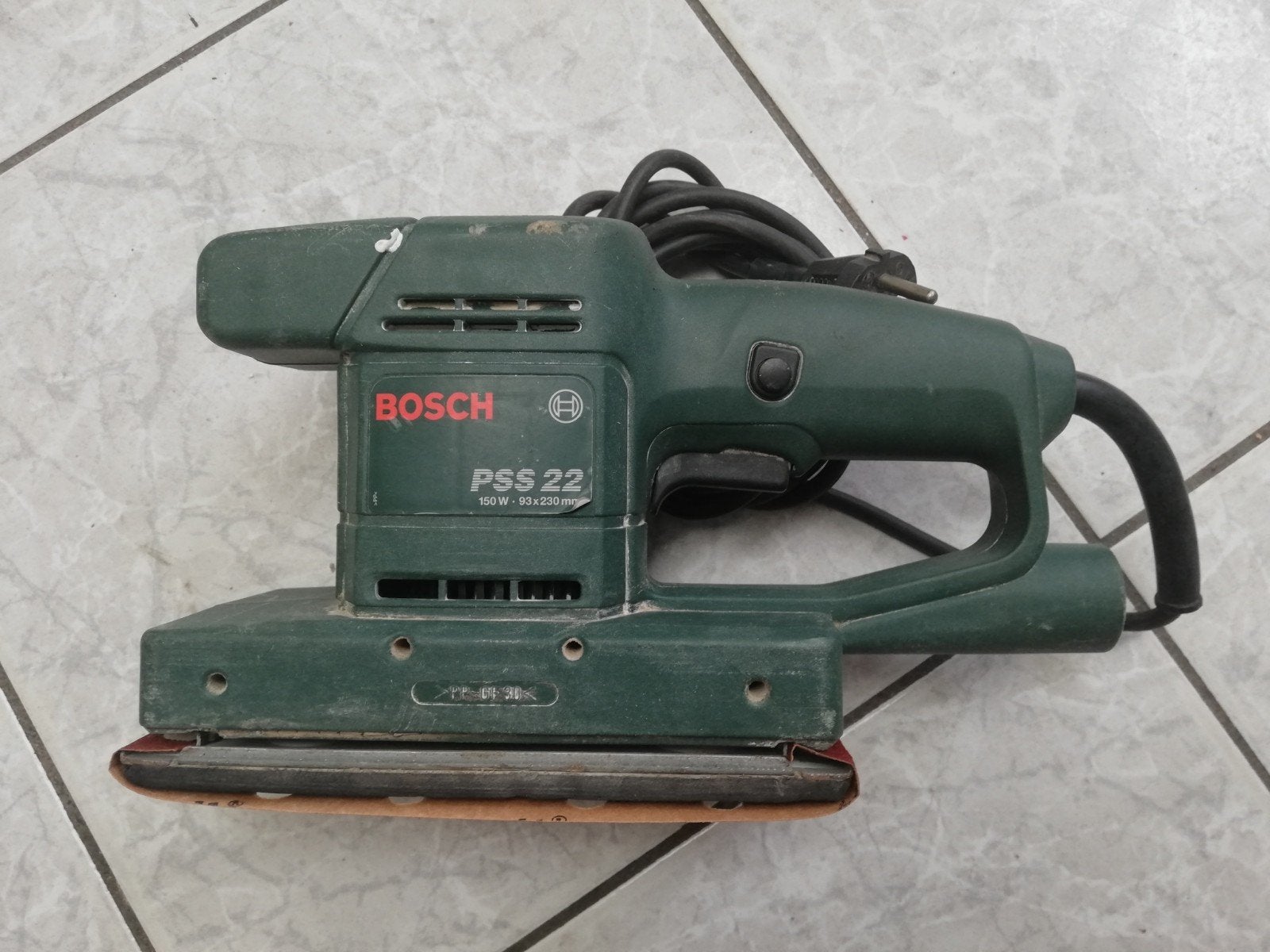 Bosch schuurmachine, Bricolage & Construction, Outillage | Ponceuses, Enlèvement, Comme neuf, Ponceuse orbitale