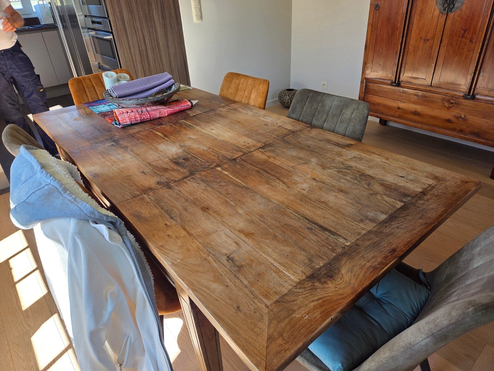 Eettafel, Ophalen