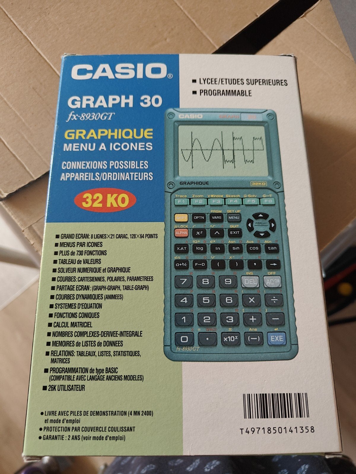 casio graph 30, Ophalen, Grafische rekenmachine, Nieuw