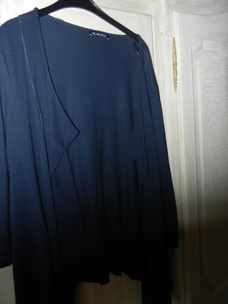 blauwe vest maat 50, Kleding | Dames, Ophalen of Verzenden