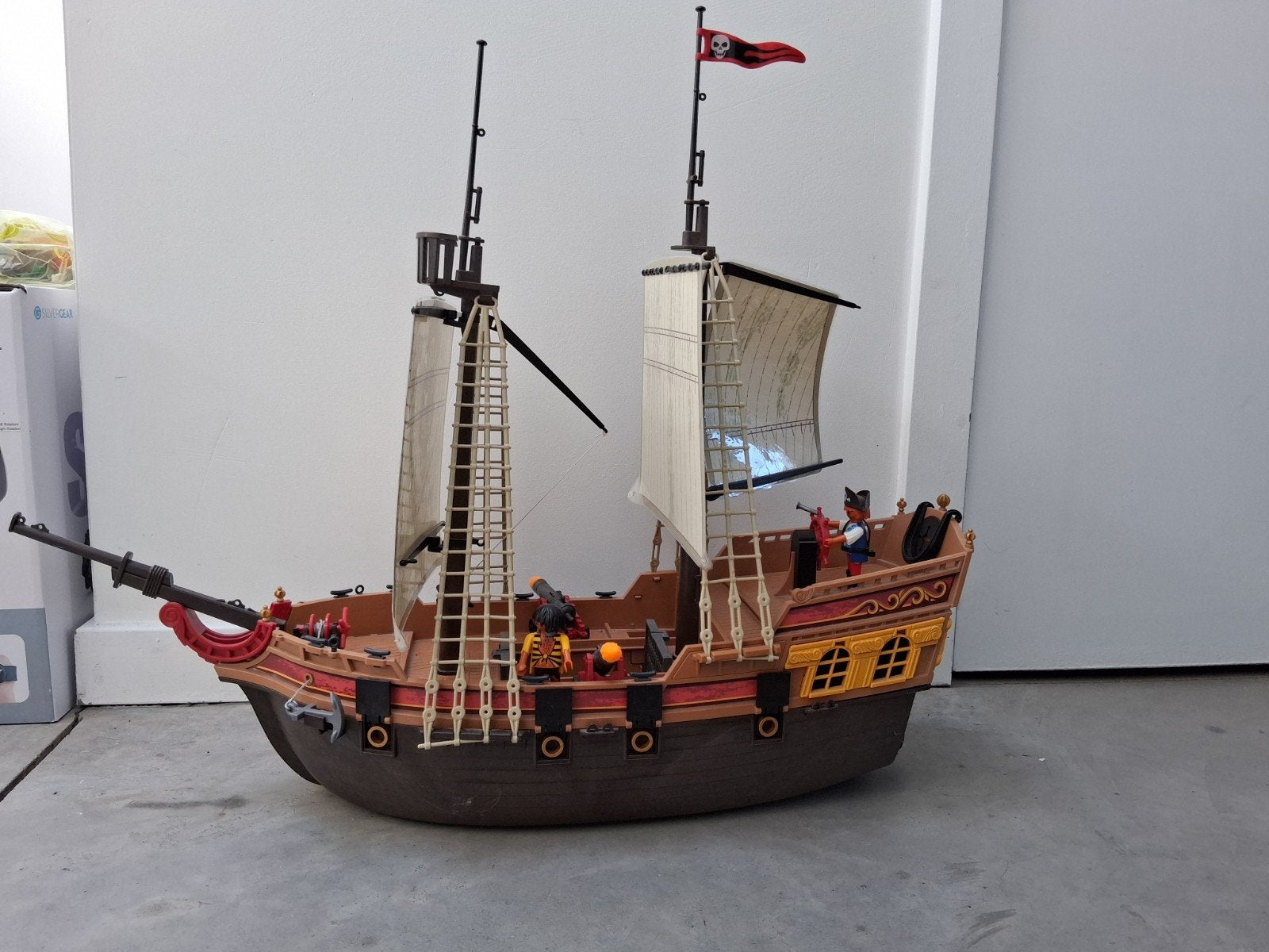 piratenboot playmobiel, Ophalen