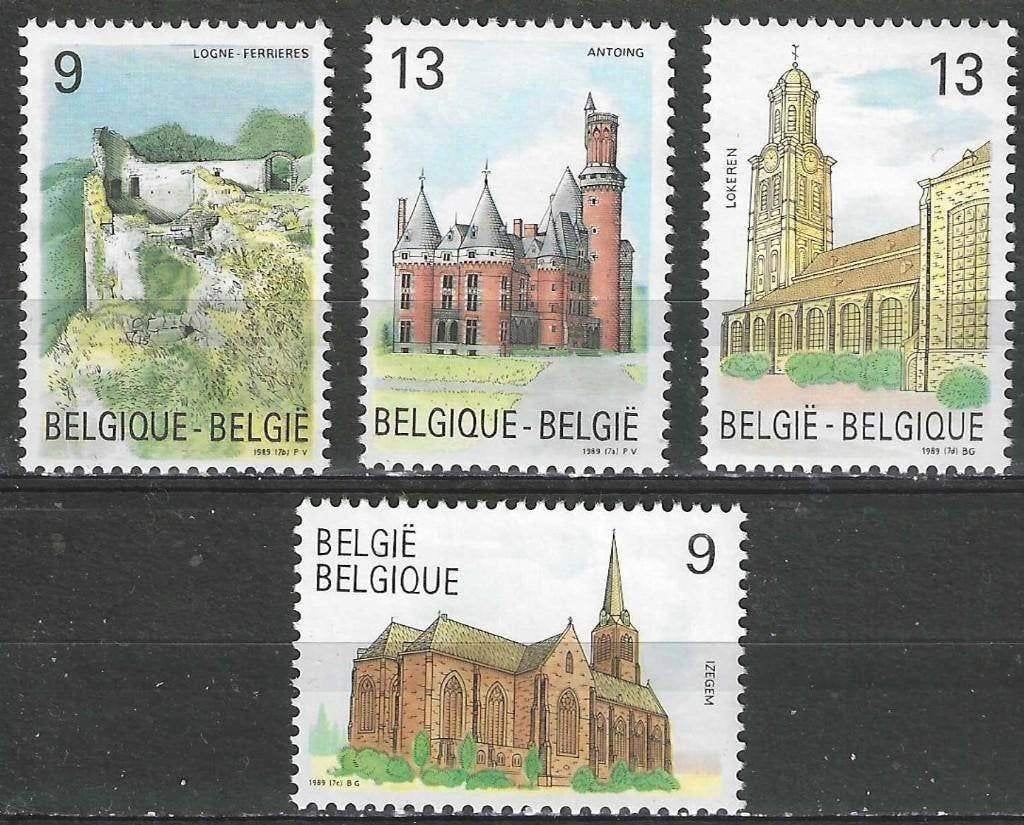 Belgie 1989 - Yvert/OBP 2328-2331 - Toerisme (PF), Verzenden, Postfris, Postfris