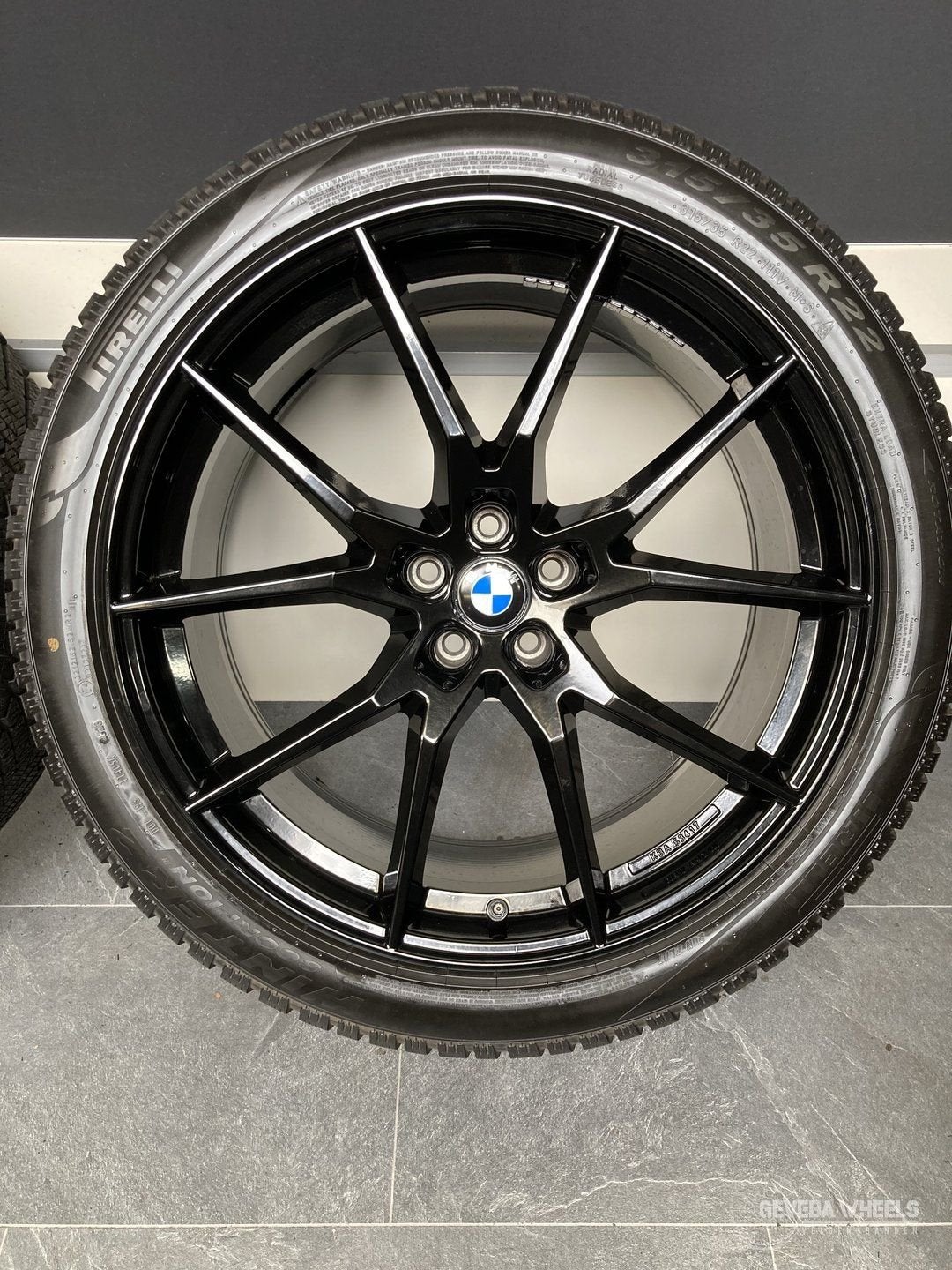 22” BMW X7 G07 velgen + Pirelli winterbanden breedset 5x112, Gebruikt, -, 275 mm, -