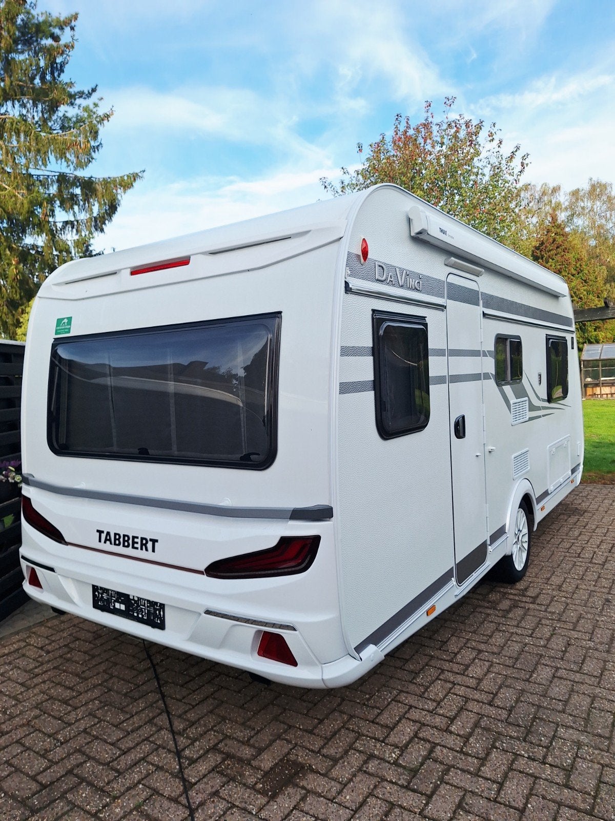 tabbert da vinci 460E met mover 12volt pakket vaste luifel, Caravanes & Camping, 2 lits séparés, Tabbert, Particulier, Poêle