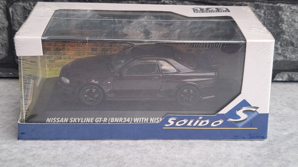 Nissan Skyline GT-R (BNR34) NISMO 1/43ème, Enlèvement ou Envoi, Solido, Voiture, Solido