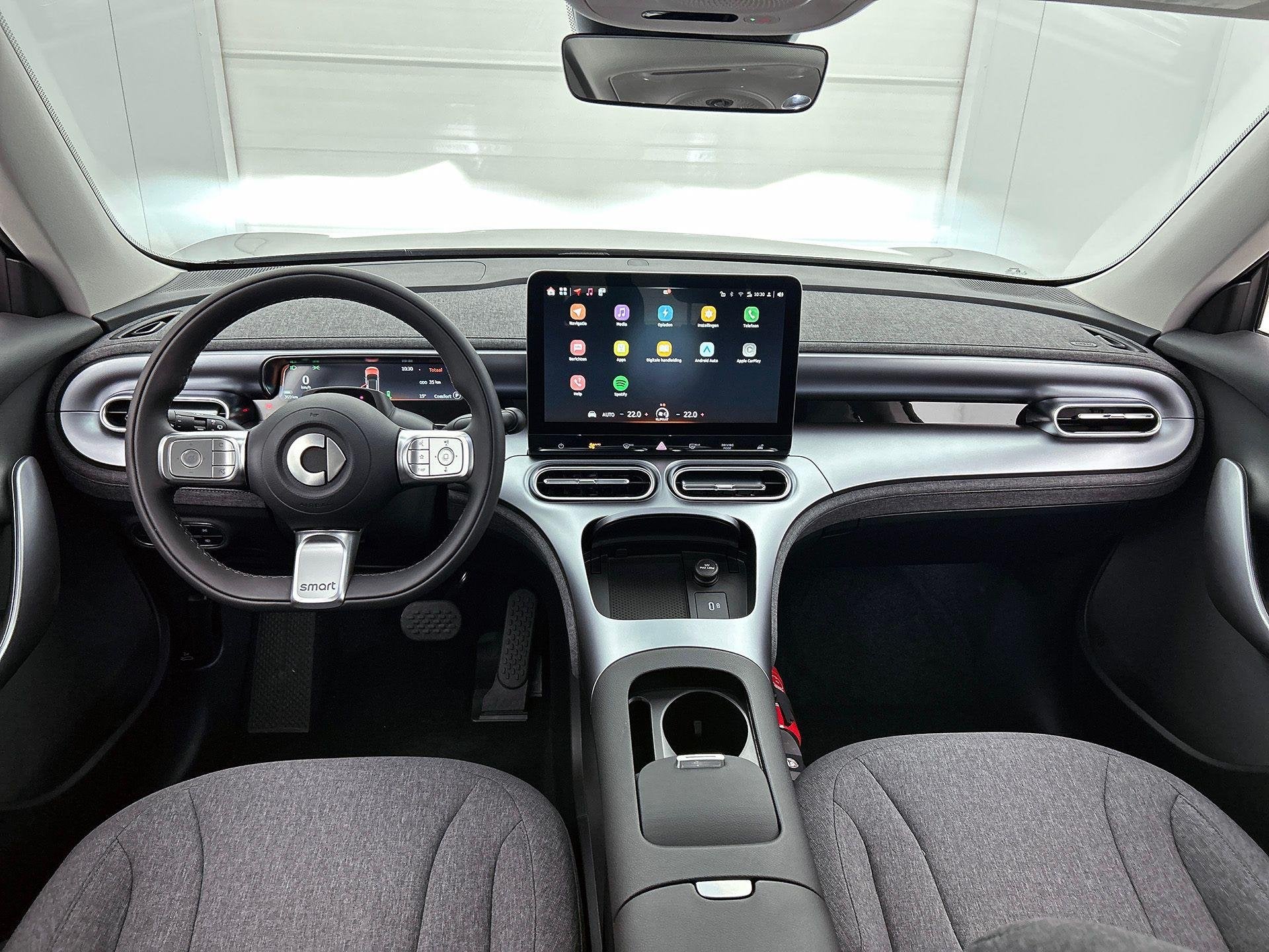 Smart #1 Pure + BEV 66kWh Pure+, Auto's, Automaat, Automatische klimaatregeling, Zwart, 5 zetels