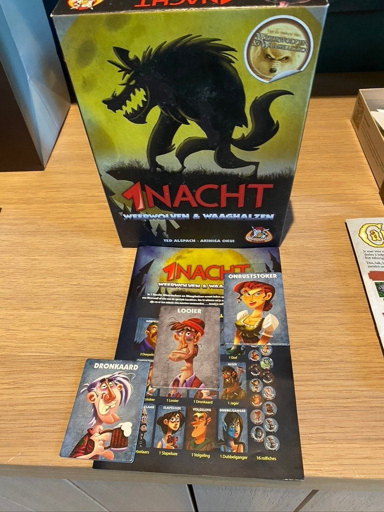 for sale & Draghan &1 Nacht Weerwolven, Een of twee spelers, Ophalen, Zo goed als nieuw