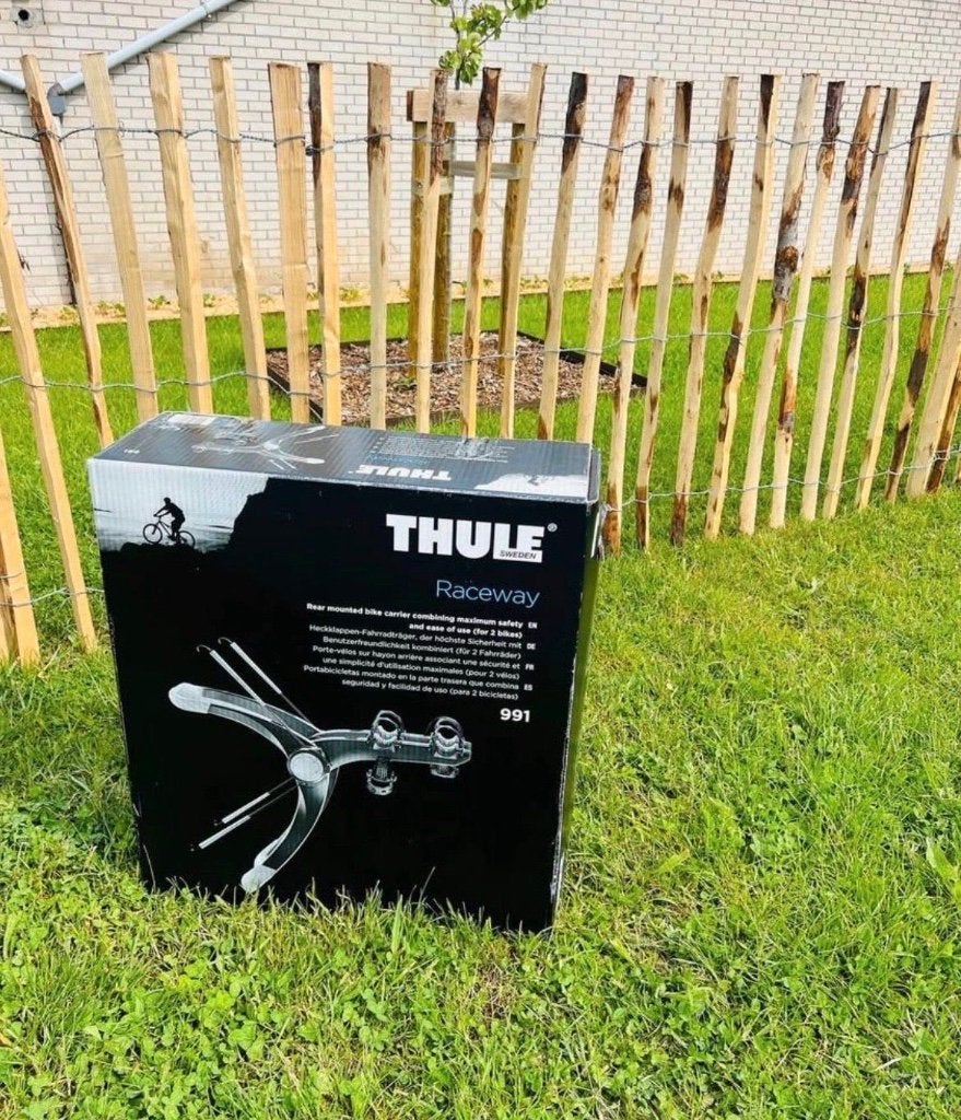 Thule Raceway 991 Neufffff fietsenrek voor 2, Auto diversen, Nieuw, Brede banden, 2 fietsen, Achterklepdrager