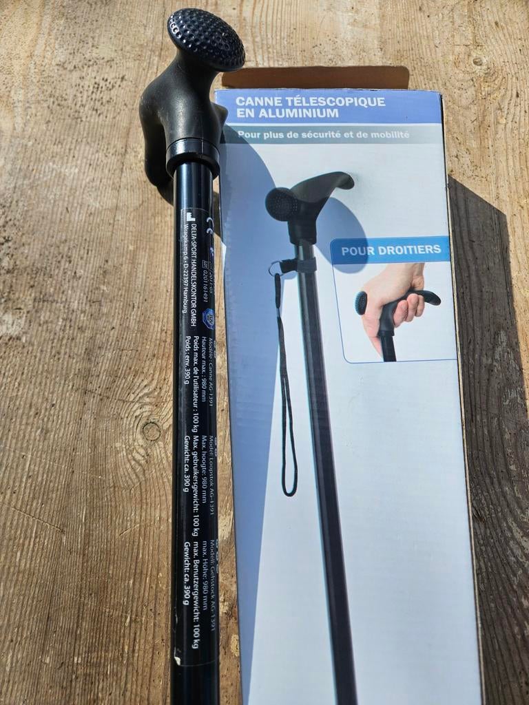 Canne de marche télescopique en Aluminium réglable