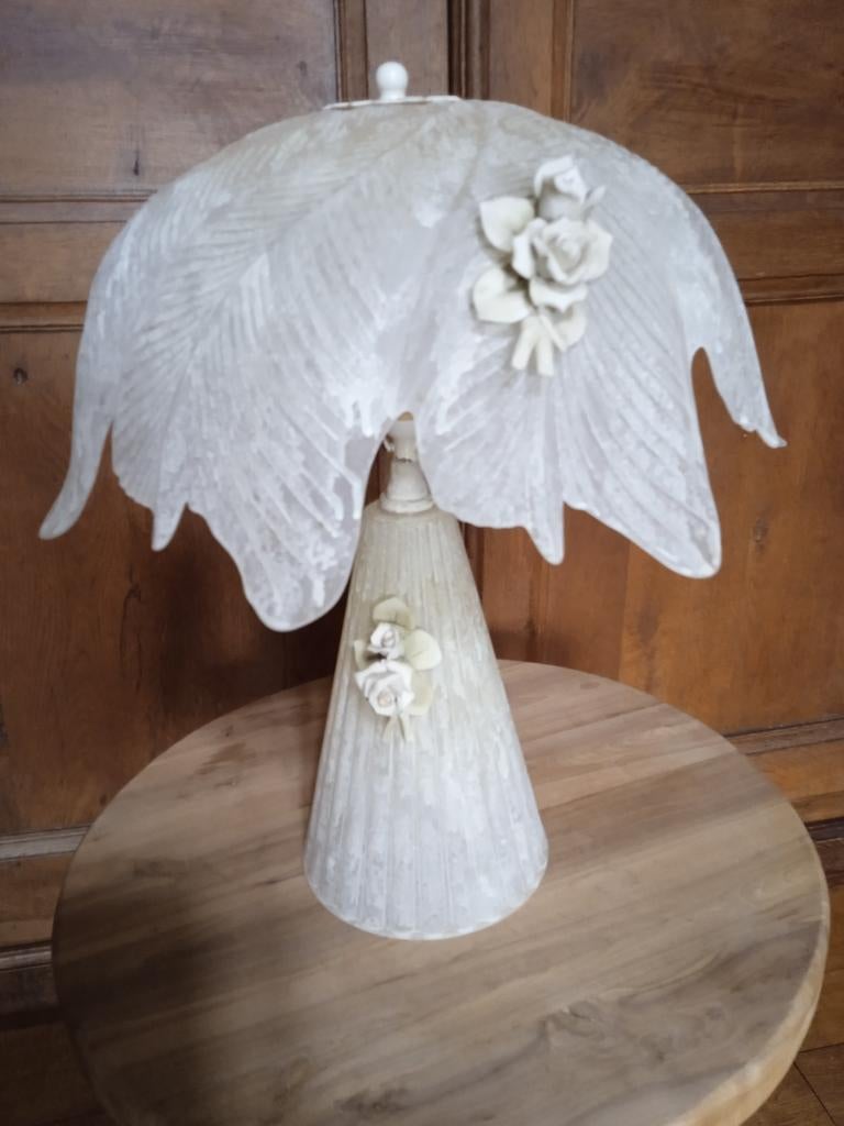 Lampe palmier en verre de Murano vintage, Antiquités & Art, Enlèvement ou Envoi
