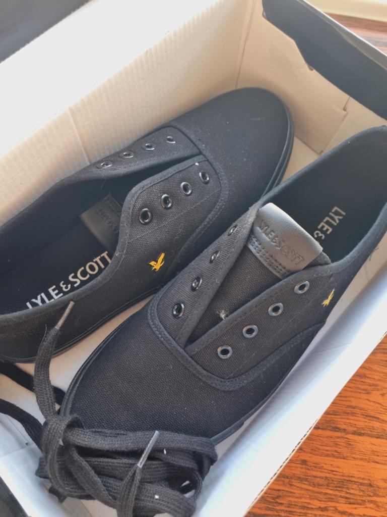 Herensneakers Lyle & Scott maat 44, Kleding | Heren, Schoenen, Sneakers, Zwart, Ophalen