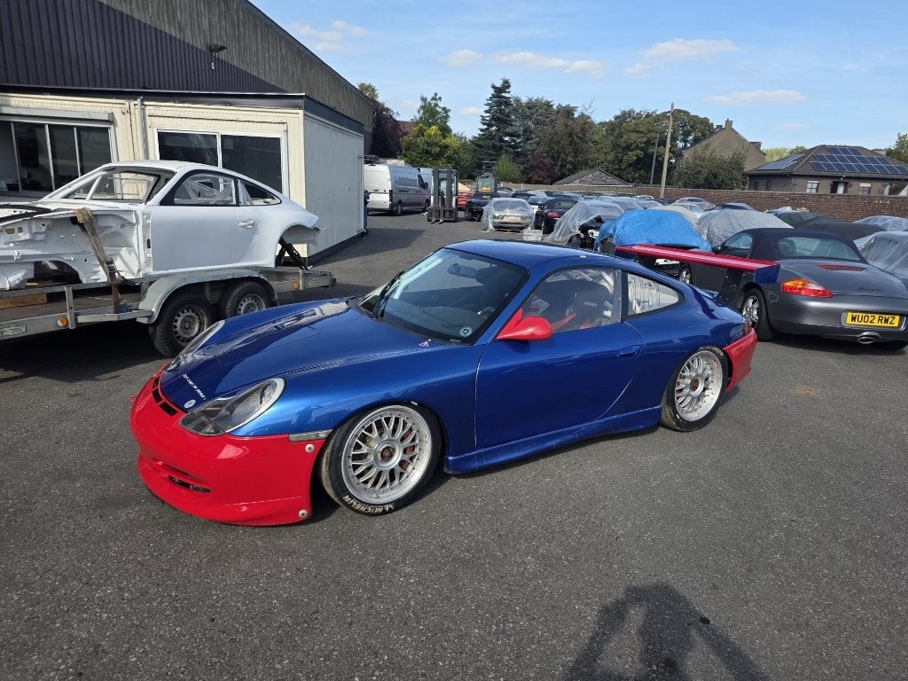 Porsche 996 GT3 Cup 1999 - Zonder motor of versnellingsbak, Ophalen, Gebruikt, Porsche