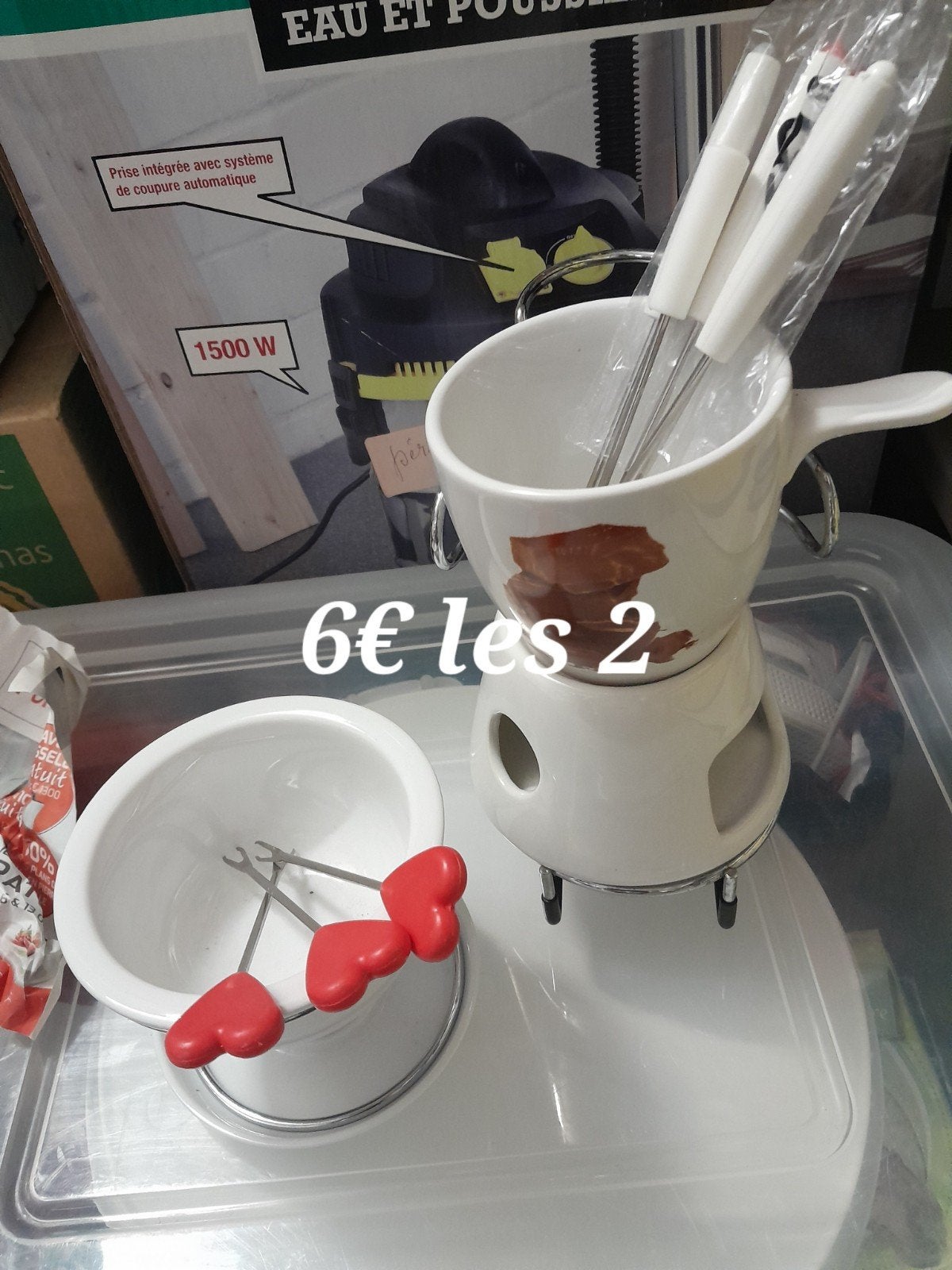 2 fondue pour chocolat, Enlèvement ou Envoi