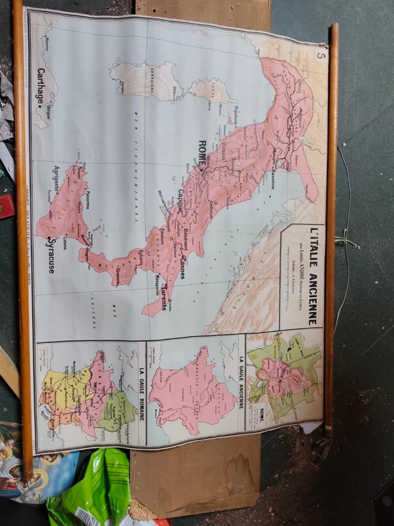 Carte ancienne - Italie, Livres, Atlas & Cartes géographiques, Enlèvement