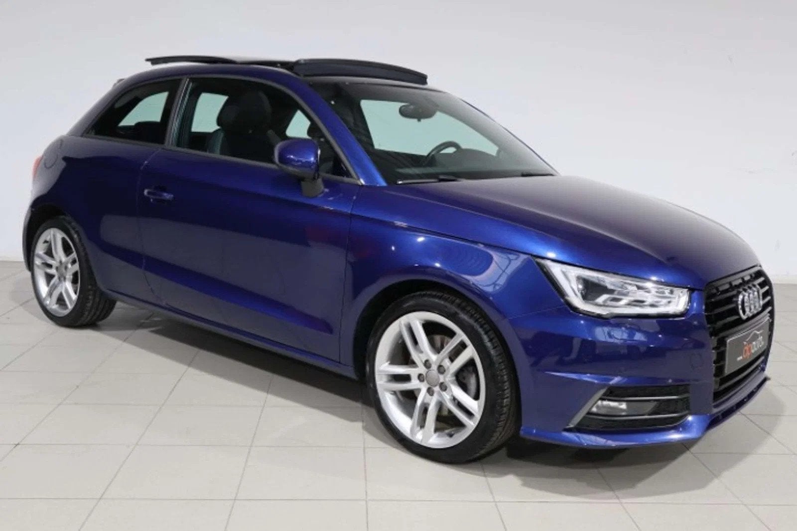 Audi A1 A1 1.0 TFSI Sport (bj 2017), Auto's, 4 zetels, 95 pk, Blauw, Leder