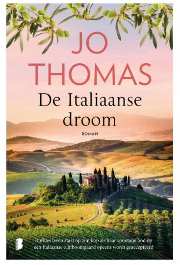 Boek 'De Italiaanse droom' Jo Thomas, Envoi, Comme neuf