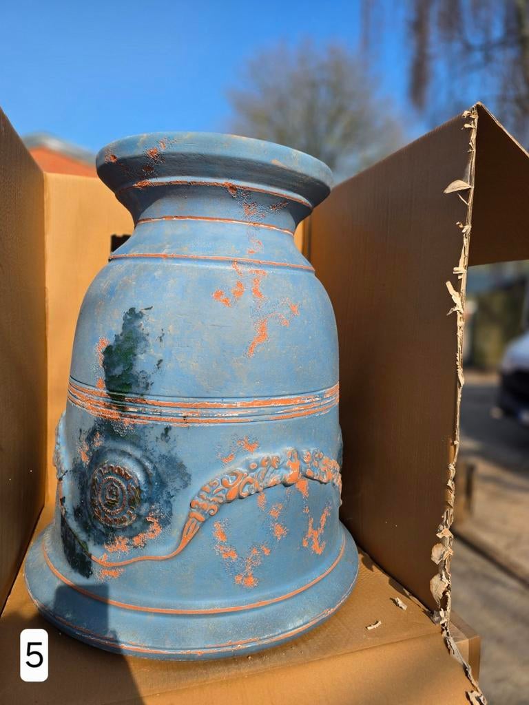 Anduse pot Antica Bleu, Enlèvement