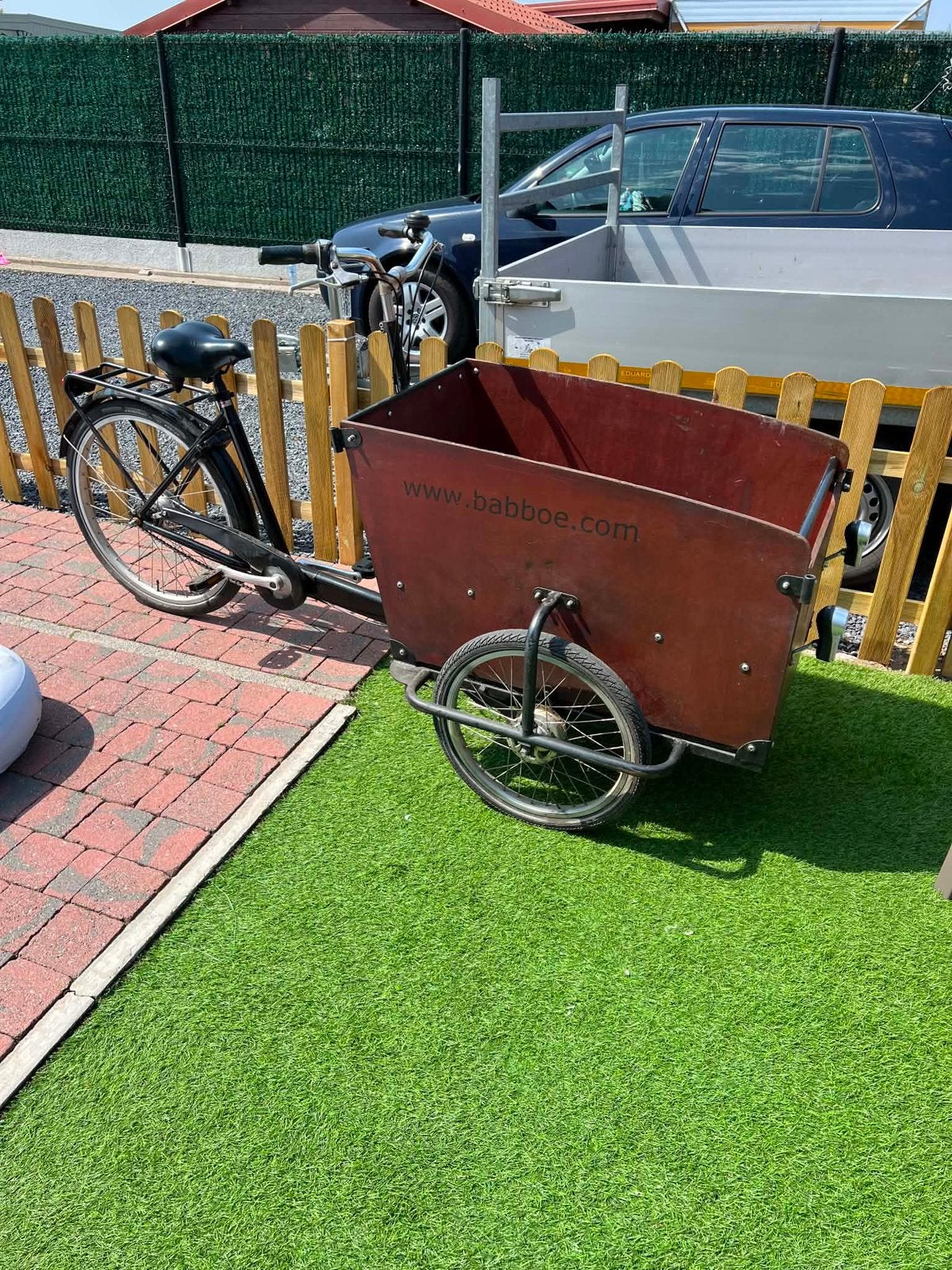 Bakfiets babboe, Fietsen en Brommers, Ophalen, Zo goed als nieuw