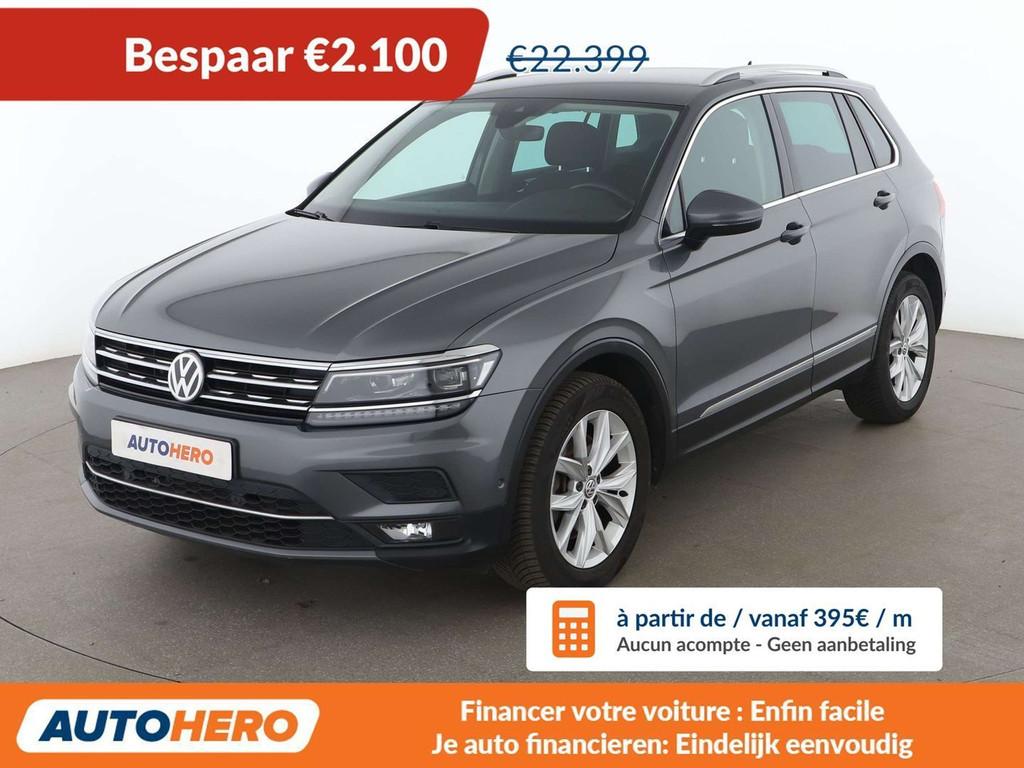Volkswagen Tiguan 2.0 TSI 4Motion BlueMotion (bj 2019), Automaat, Gebruikt, 1984 cc, Alcantara